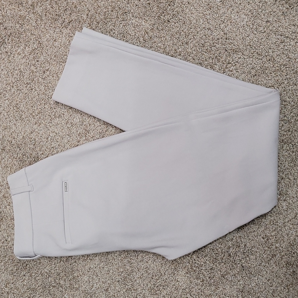 Light gray ankle work pants